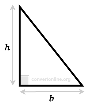 Right Angle Triangle Area