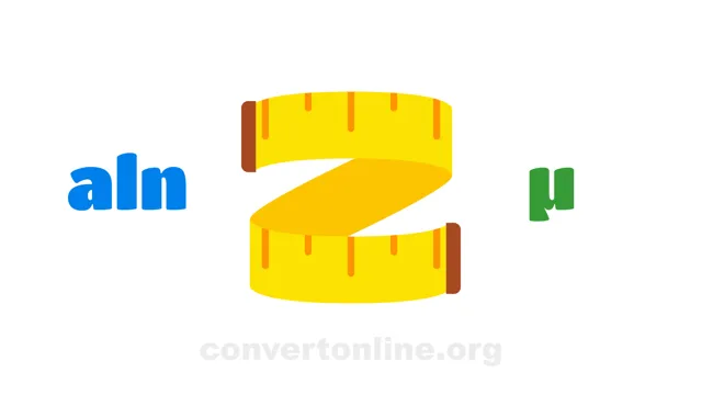 aln to Microns Converter | aln to µ