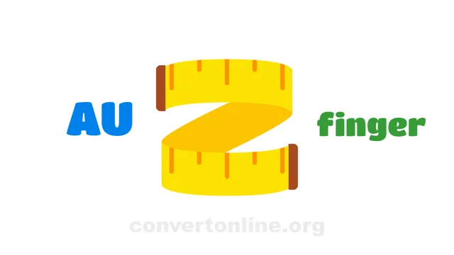 Astronomical Units to Fingers (cloth) Converter | AU to finger