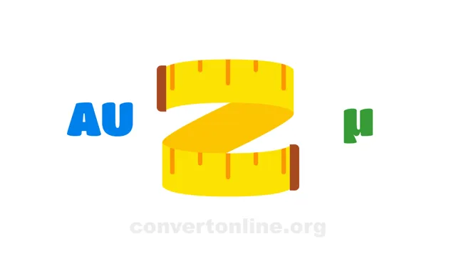 Astronomical Units to Microns Converter | AU to µ