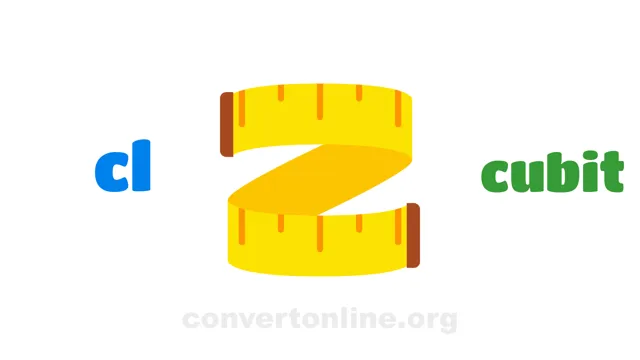 Caliber to Cubits (UK) Converter | cl to cubit