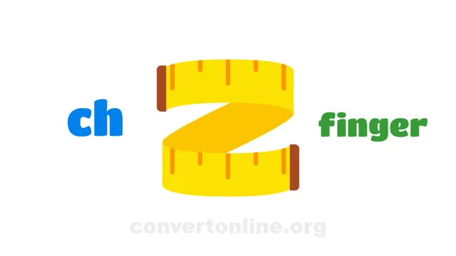 Chains (US survey) to Fingers (cloth) Converter | ch to finger