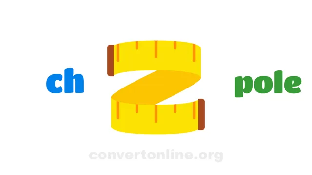 Chains (US survey) to Poles Converter | ch to pole