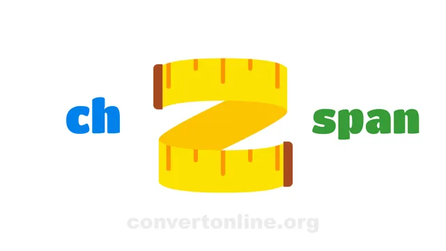 Chains to Span (cloth) Converter | ch to span