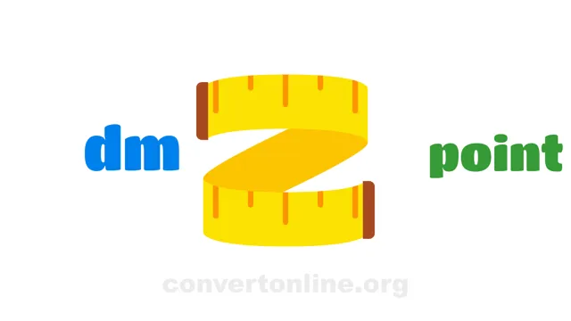 Decimeters to Point Converter | dm to point