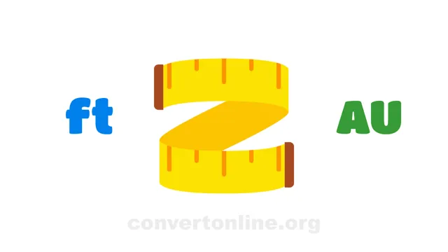 Feet to Astronomical Units Converter | ft to AU