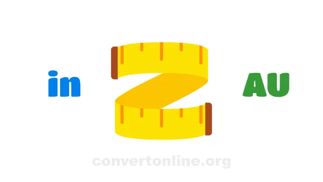 Inches to Astronomical Units Converter | in to AU