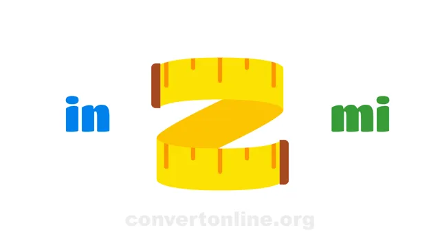 Inches (US survey) to Miles (US survey) Converter | in to mi