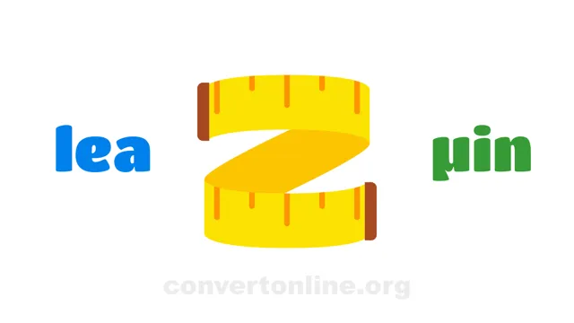 Leagues to Microinches Converter | lea to µin