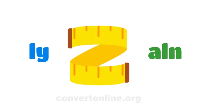 Lightyears to aln Converter | ly to aln