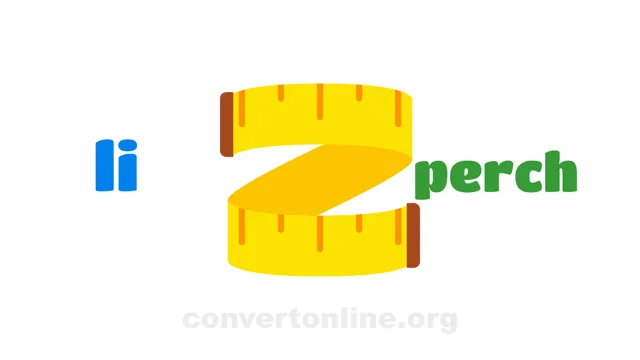 link (US survey) to Perch Converter | li to perch