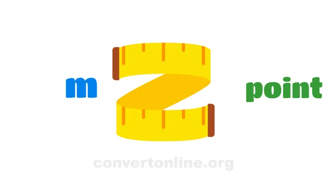 Meters to Point Converter | m to point