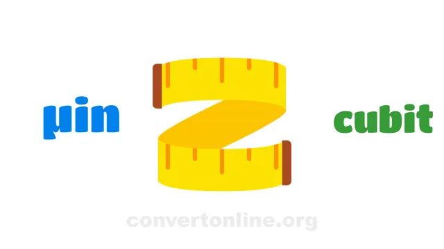 Microinches to Cubits (UK) Converter | µin to cubit