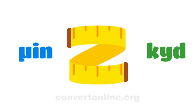 Microinches to Kiloyards Converter | µin to kyd