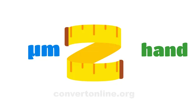 Micrometers to Hands Converter | µm to hand