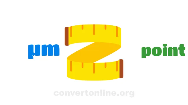 Micrometers to Point Converter | µm to point