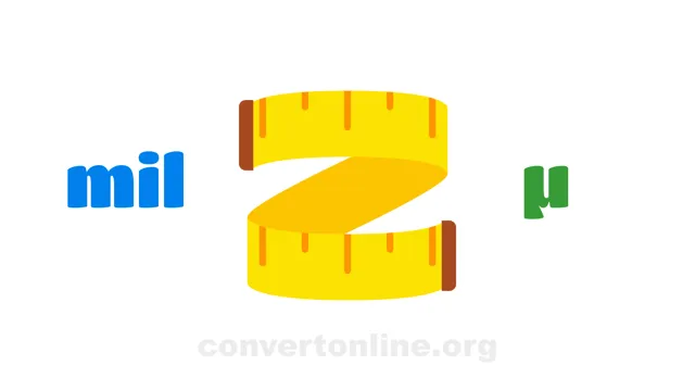 mil to µ | mil to Microns Converter - ConvertOnline.org