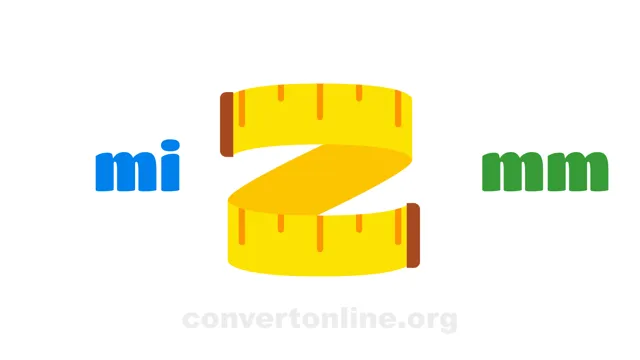 Miles to Millimeters Converter | mi to mm