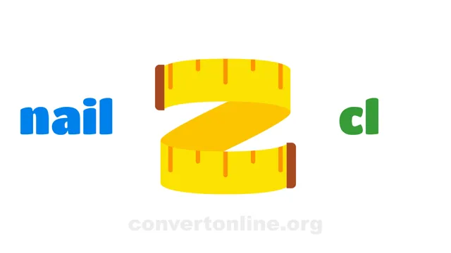 Nails (cloth) to Caliber Converter | nail to cl