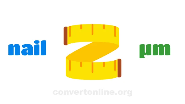 Nails (cloth) to Micrometers Converter | nail to µm