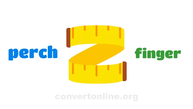 Perch to Fingers (cloth) Converter | perch to finger