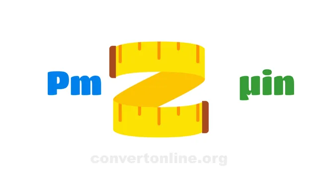 Petameters to Microinches Converter | Pm to µin