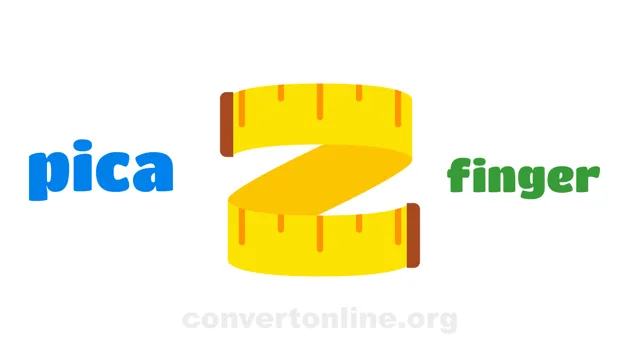 Pica to Fingers (cloth) Converter | pica to finger