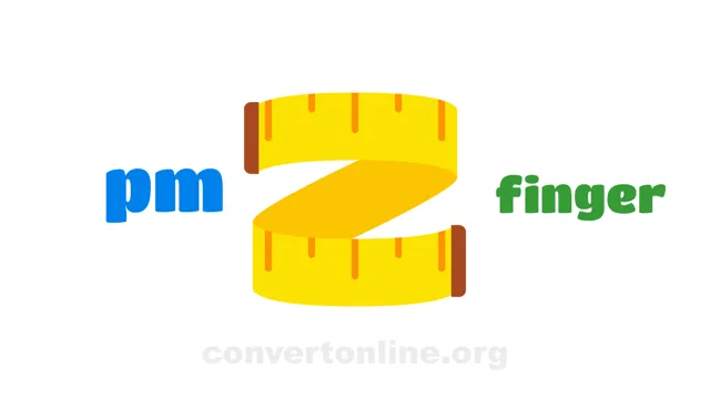 Picometers to Fingers (cloth) Converter | pm to finger