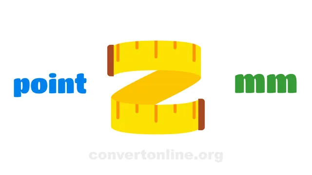 Point to Millimeters Converter | point to mm