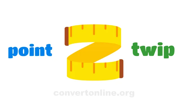 Point to Twip Converter | point to twip