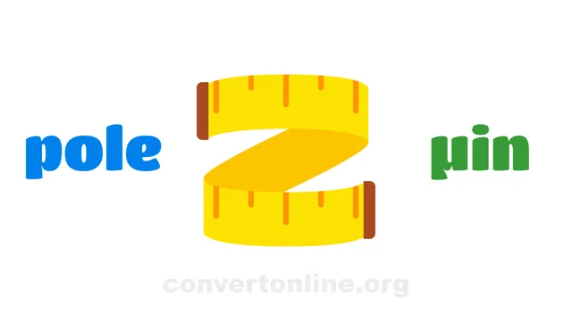 Poles to Microinches Converter | pole to µin