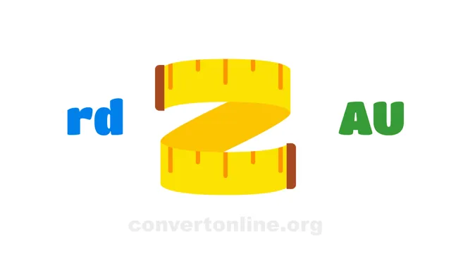 Rod to Astronomical Units Converter | rd to AU