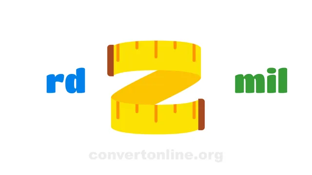 Rods (US survey) to mil Converter | rd to mil