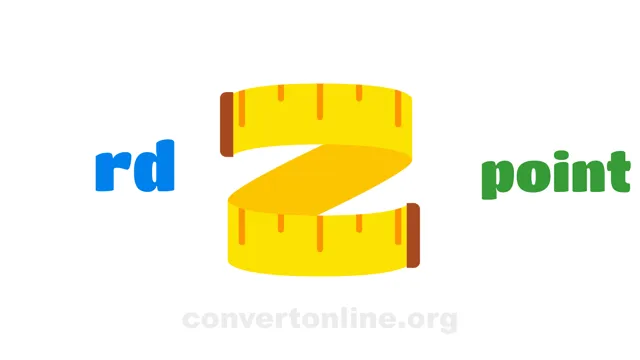 Rods (US survey) to Point Converter | rd to point