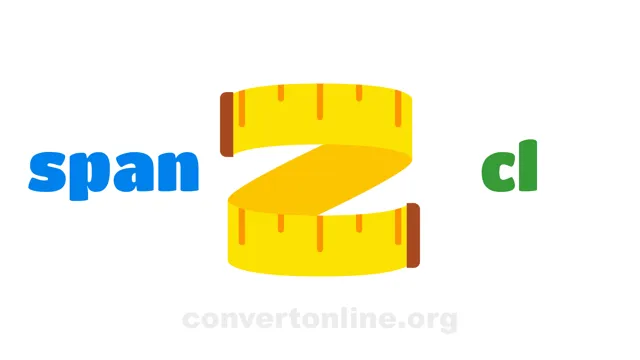 Span (cloth) to Caliber Converter | span to cl