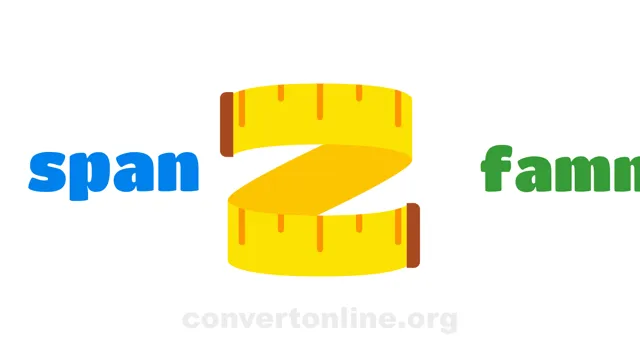 Span (cloth) to Famns Converter | span to famn