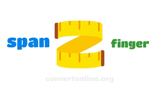 Span (cloth) to Fingers (cloth) Converter | span to finger