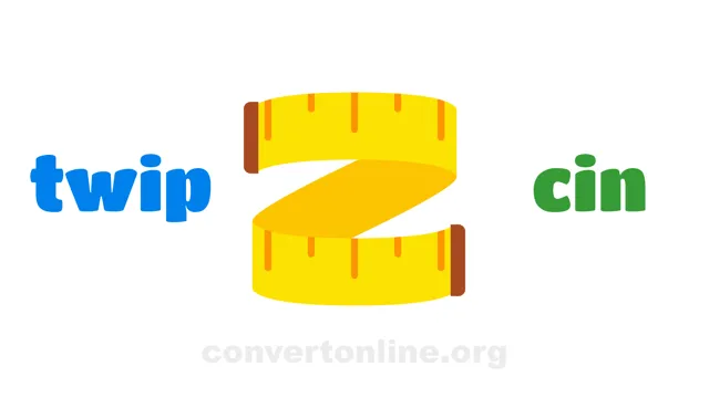 Twip to Centiinch Converter | twip to cin