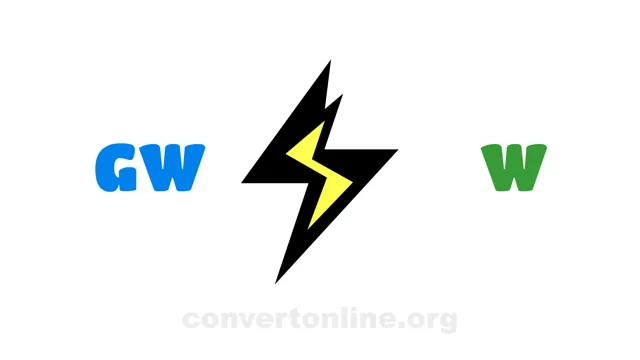 Gigawatts to Watts Converter | GW to W