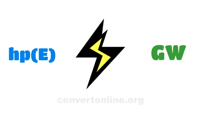 Horsepower (Electric) to Gigawatts Converter | hp(E) to GW