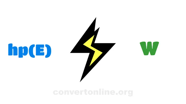 Horsepower (Electric) to Watts Converter | hp(E) to W