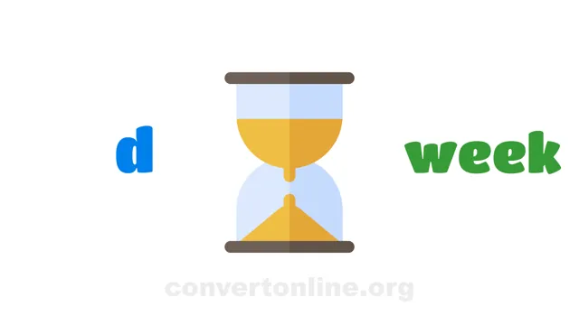 Days to Weeks Converter | d to week