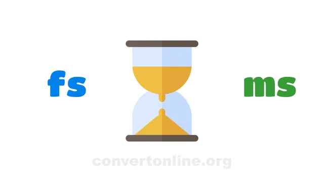 Femtoseconds to Milliseconds Converter | fs to ms