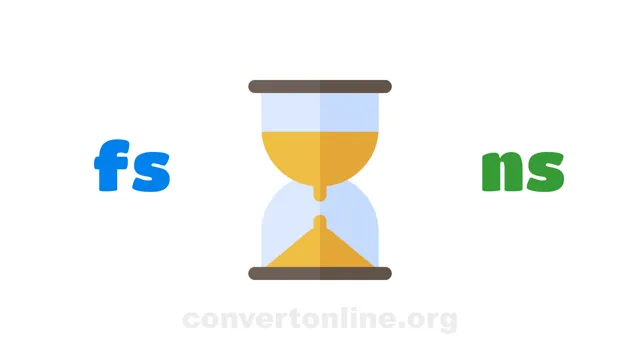 Femtoseconds to Nanoseconds Converter | fs to ns