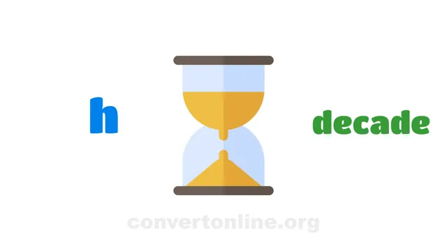 Hours to Decades Converter | h to decade