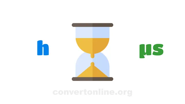 Hours to Microseconds Converter | h to µs