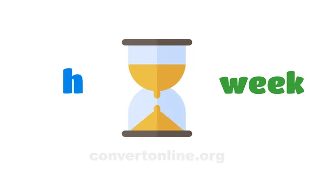 Hours to Weeks Converter | h to week