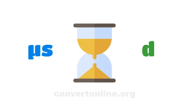 Microseconds to Days Converter | µs to d