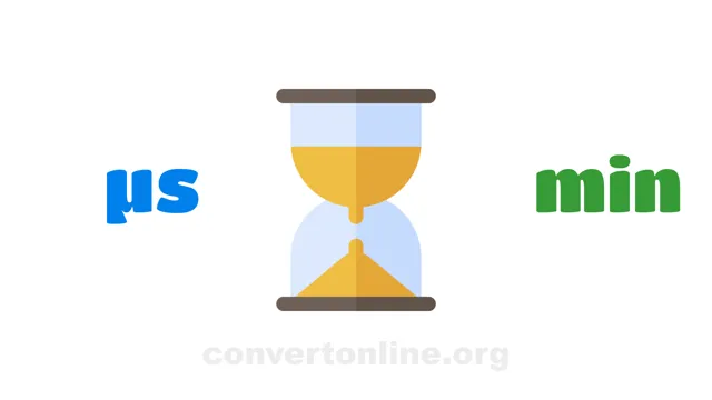 Microseconds to Minutes Converter | µs to min