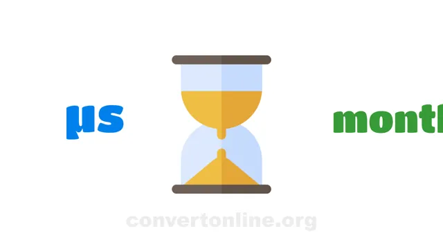 Microseconds to Months Converter | µs to month